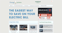Desktop Screenshot of energyreviews.com